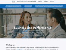 Tablet Screenshot of businesslineperformance.com